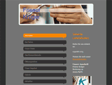Tablet Screenshot of friseurkrueger.de